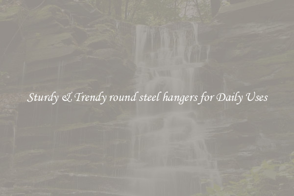 Sturdy & Trendy round steel hangers for Daily Uses