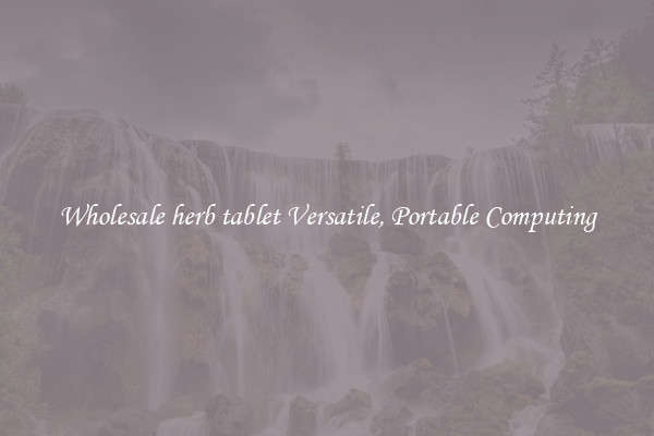 Wholesale herb tablet Versatile, Portable Computing