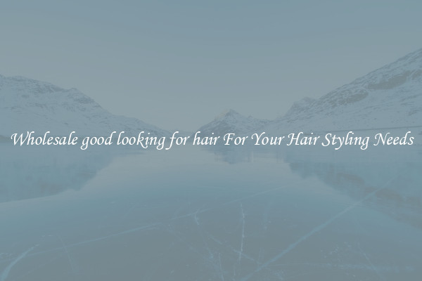 Wholesale good looking for hair For Your Hair Styling Needs
