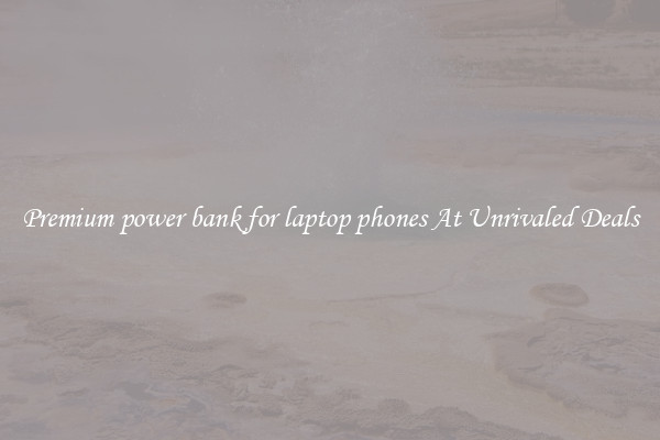 Premium power bank for laptop phones At Unrivaled Deals